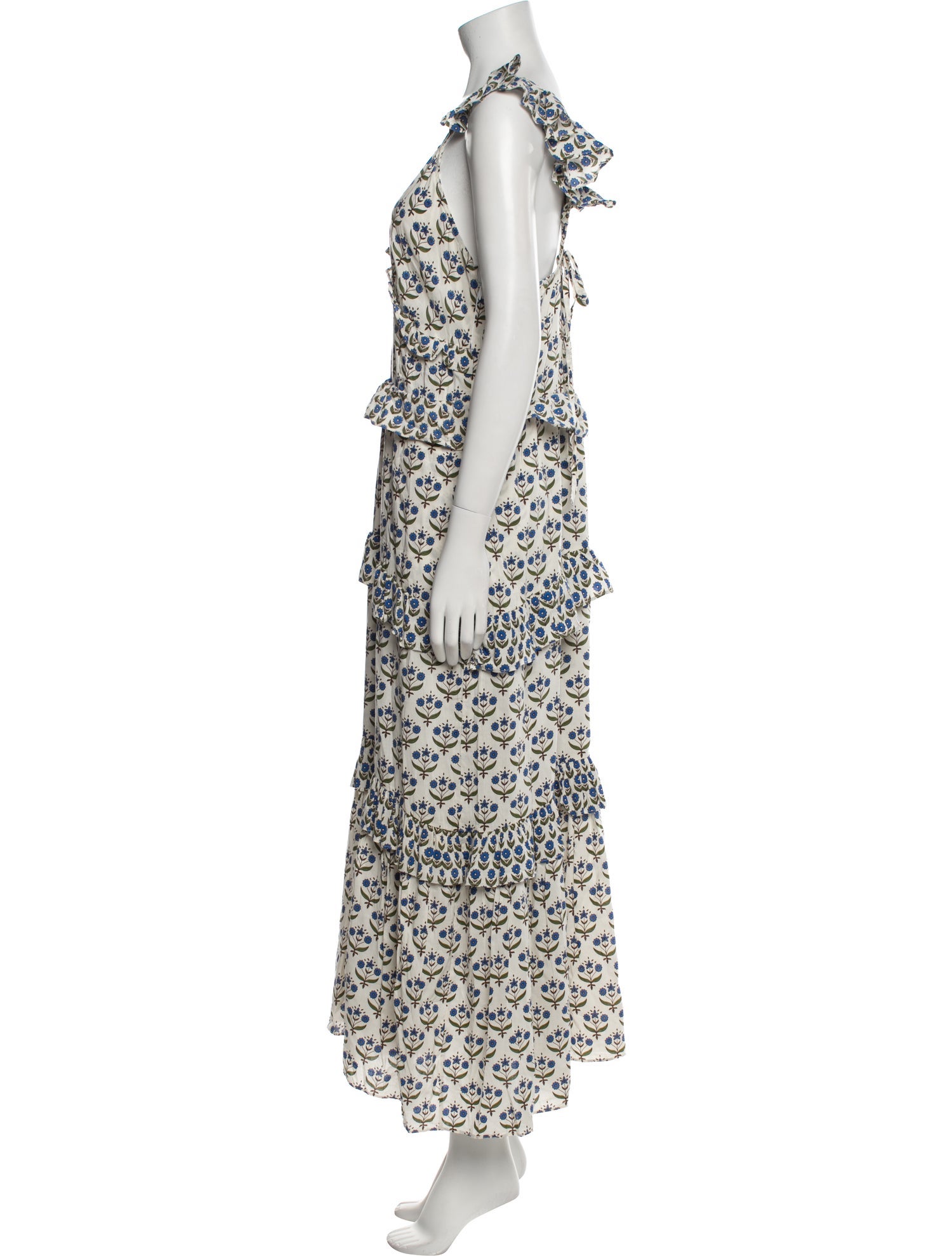MISA Los Angeles Printed Long Dress