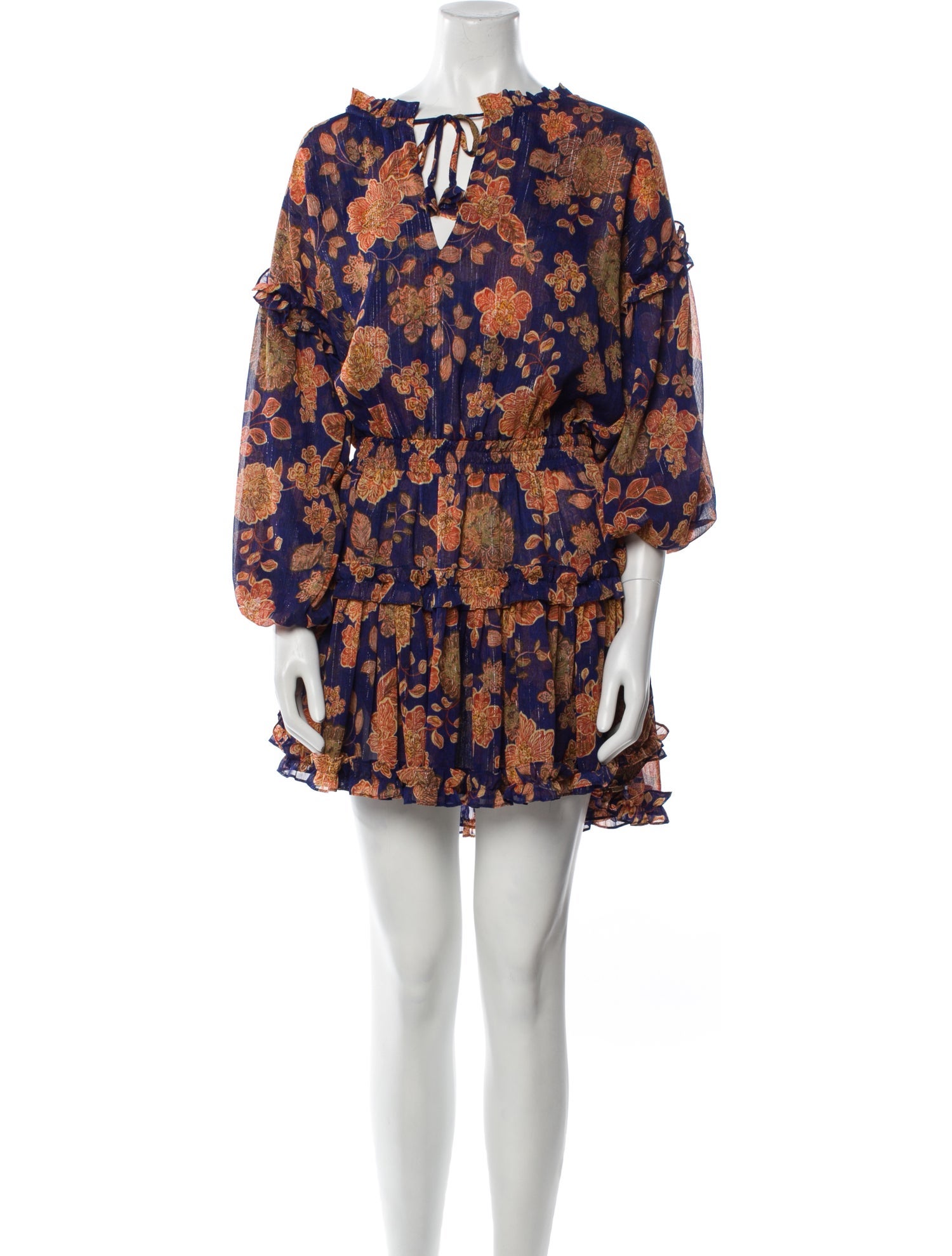 MISA Los Angeles Floral Print Mini Dress w/ Tags