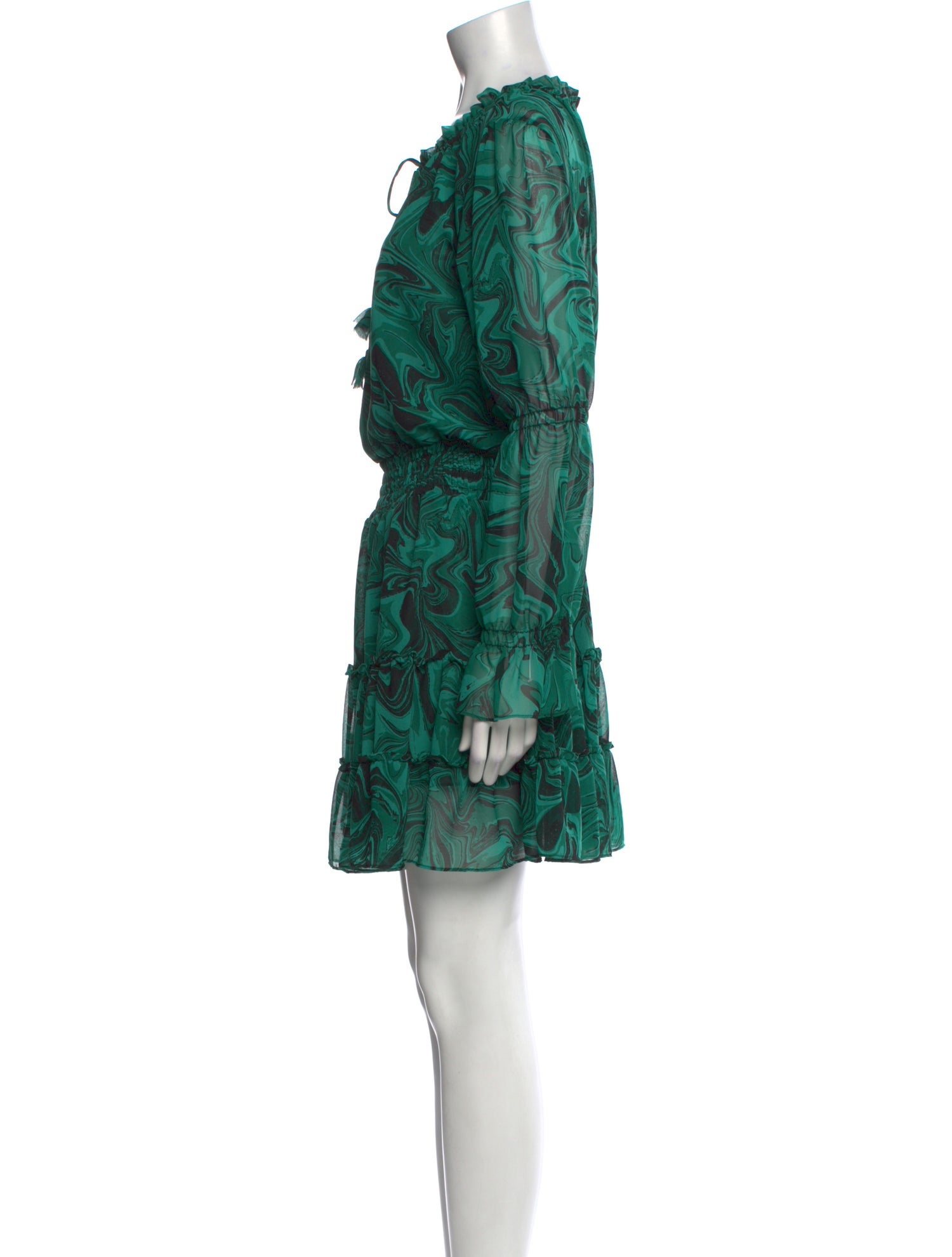 MISA Los Angeles Printed Mini Dress w/ Tags