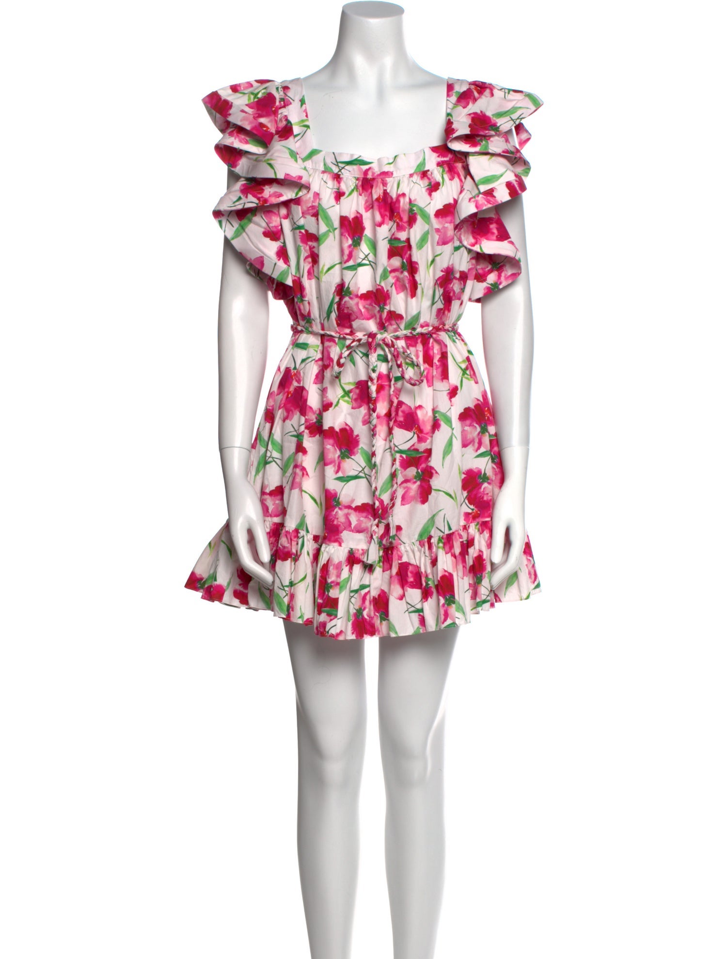 MISA Los Angeles Floral Print Mini Dress