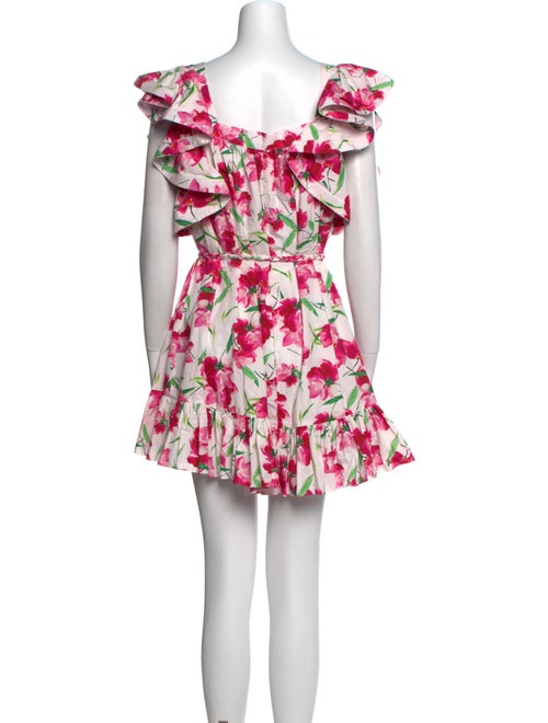 MISA Los Angeles Floral Print Mini Dress