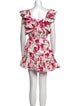 MISA Los Angeles Floral Print Mini Dress