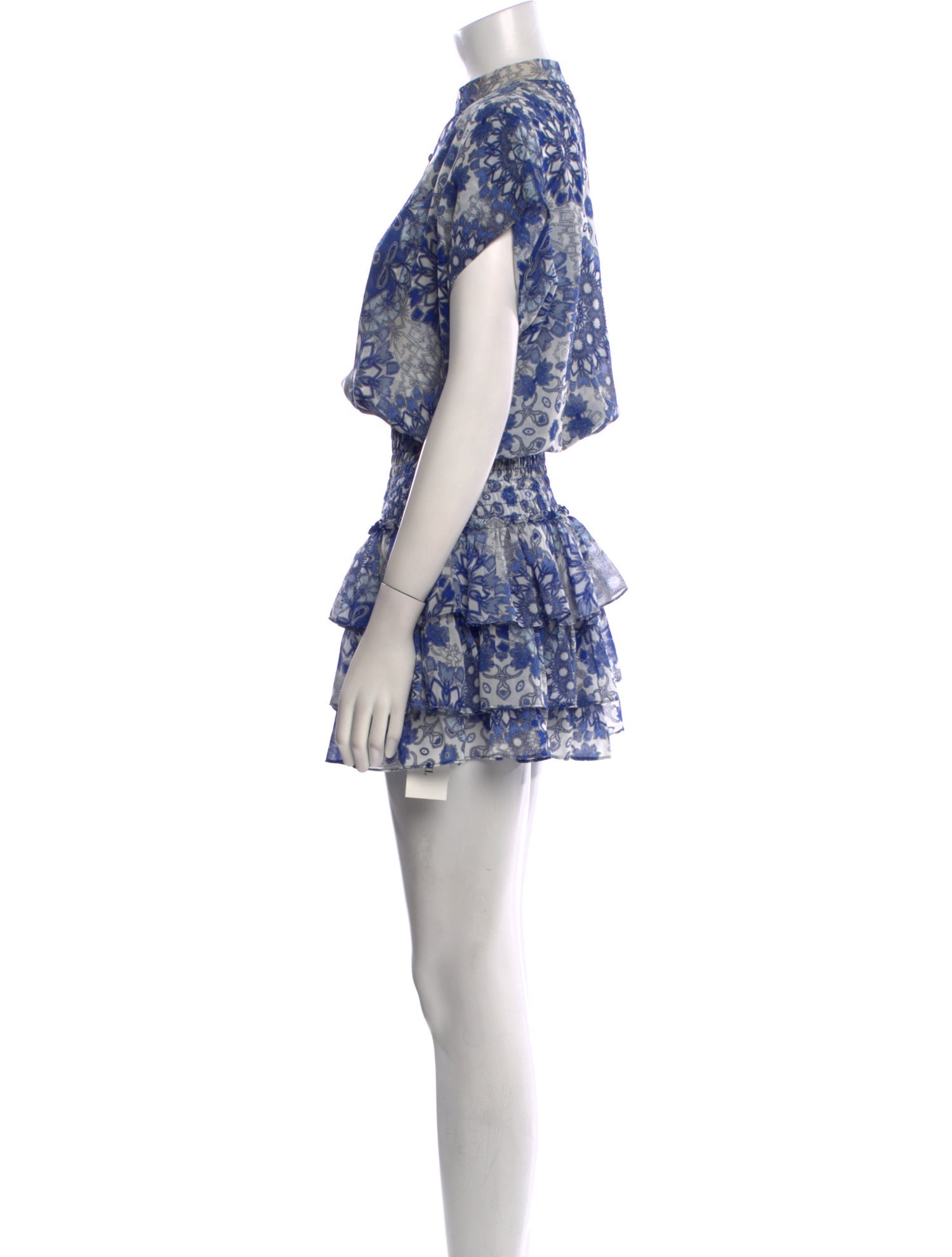 MISA Los Angeles Floral Print Mini Dress