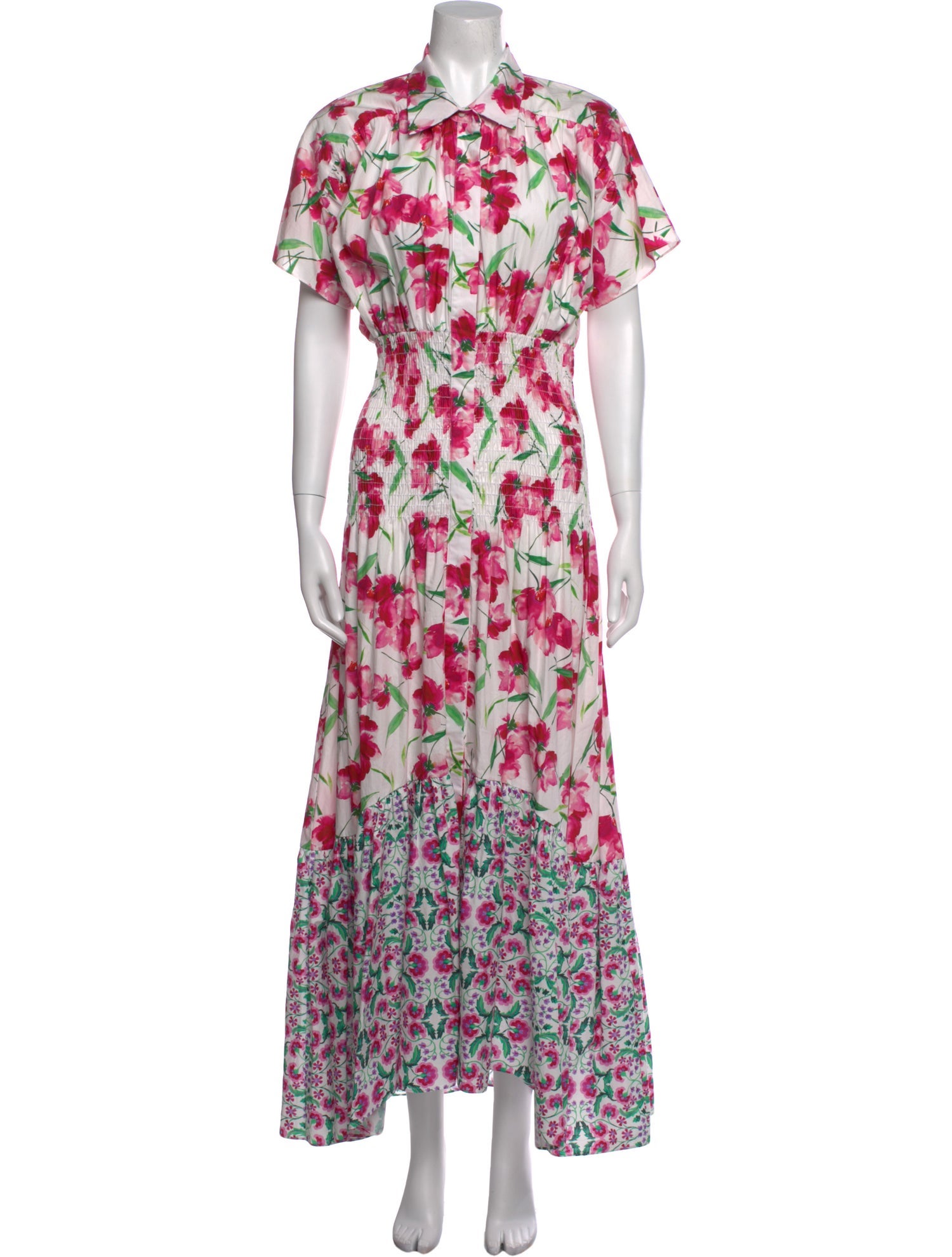 MISA Los Angeles Floral Print Long Dress