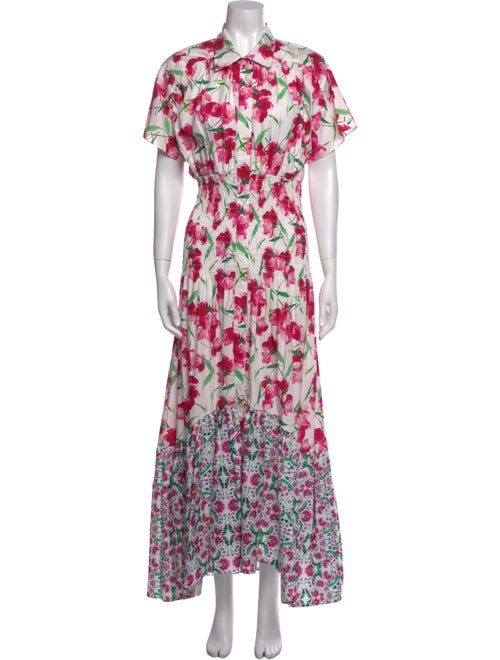 MISA Los Angeles Floral Print Long Dress