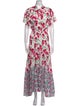MISA Los Angeles Floral Print Long Dress