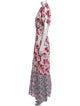 MISA Los Angeles Floral Print Long Dress