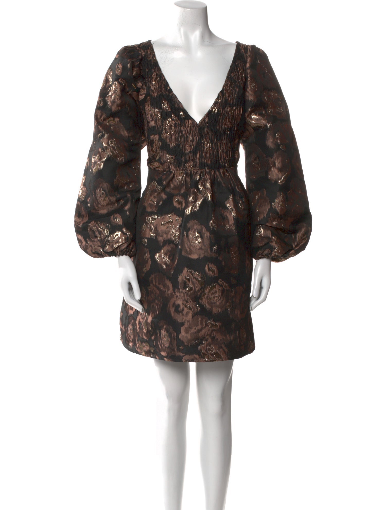 MISA Los Angeles Floral Print Mini Dress