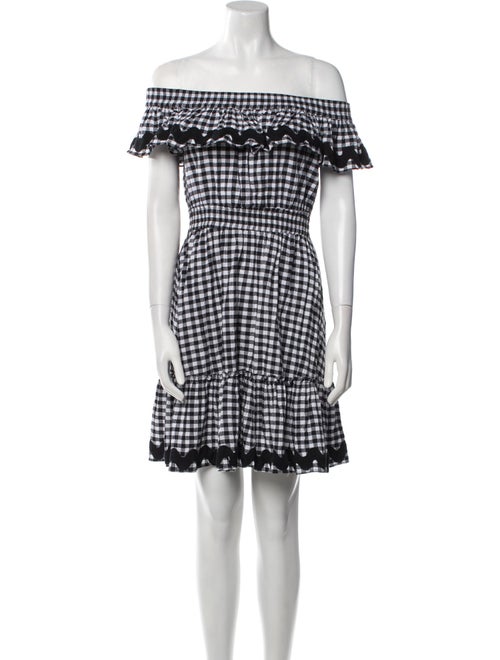 MISA Los Angeles Plaid Print Mini Dress