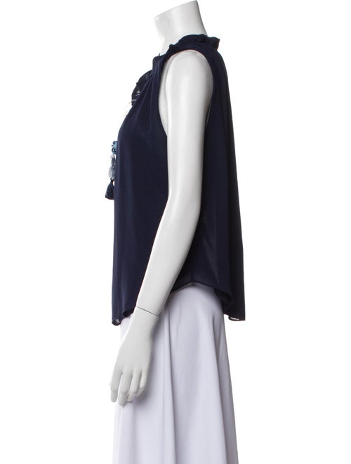 MISA Los Angeles V-Neck Sleeveless Blouse