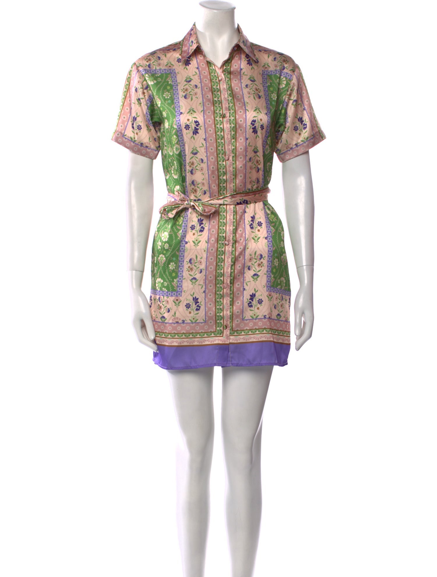 MISA Los Angeles Printed Mini Dress