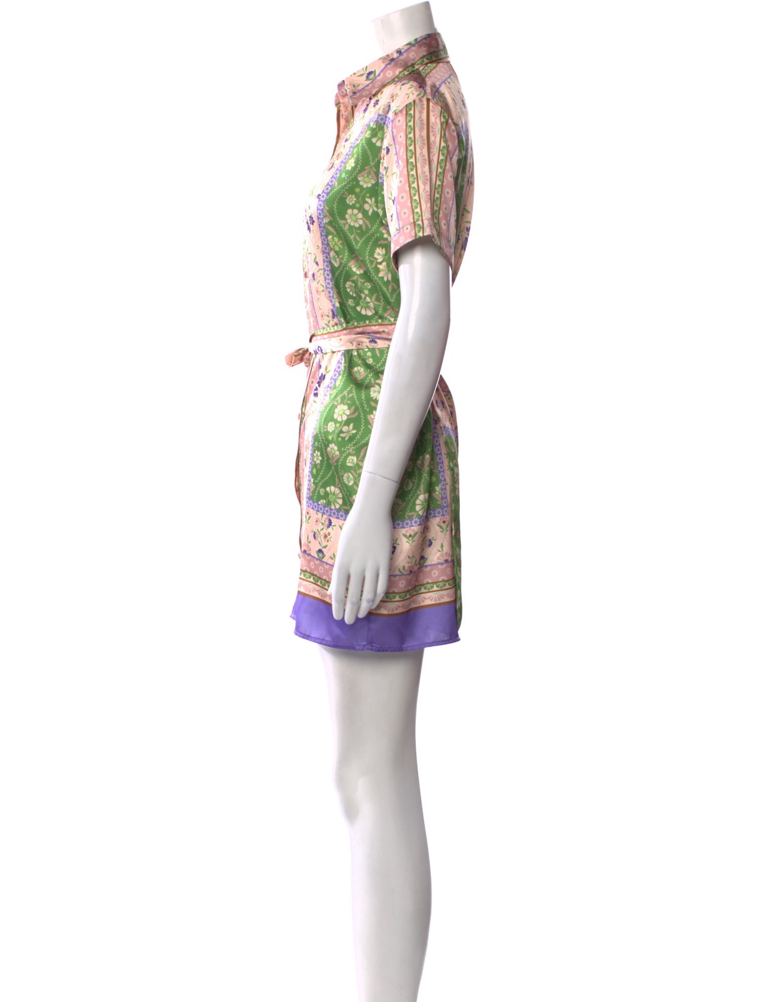 MISA Los Angeles Printed Mini Dress