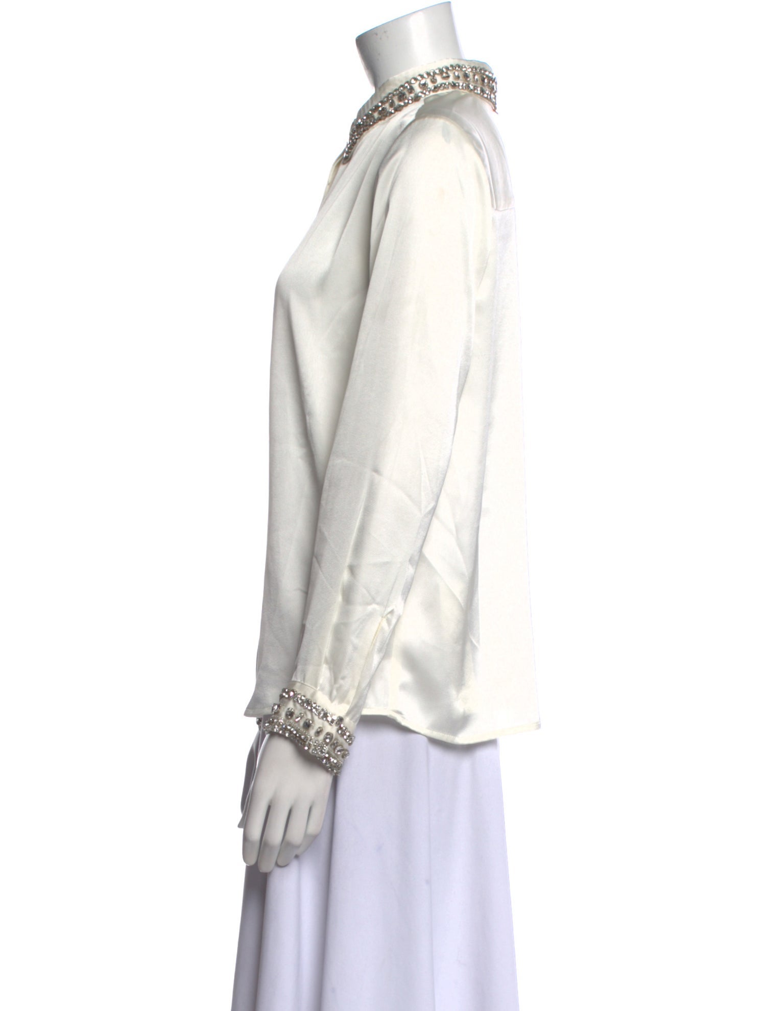 MISA Los Angeles Long Sleeve Button-Up Top