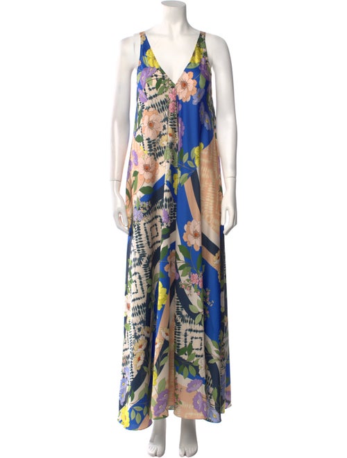 MISA Los Angeles Printed Long Dress