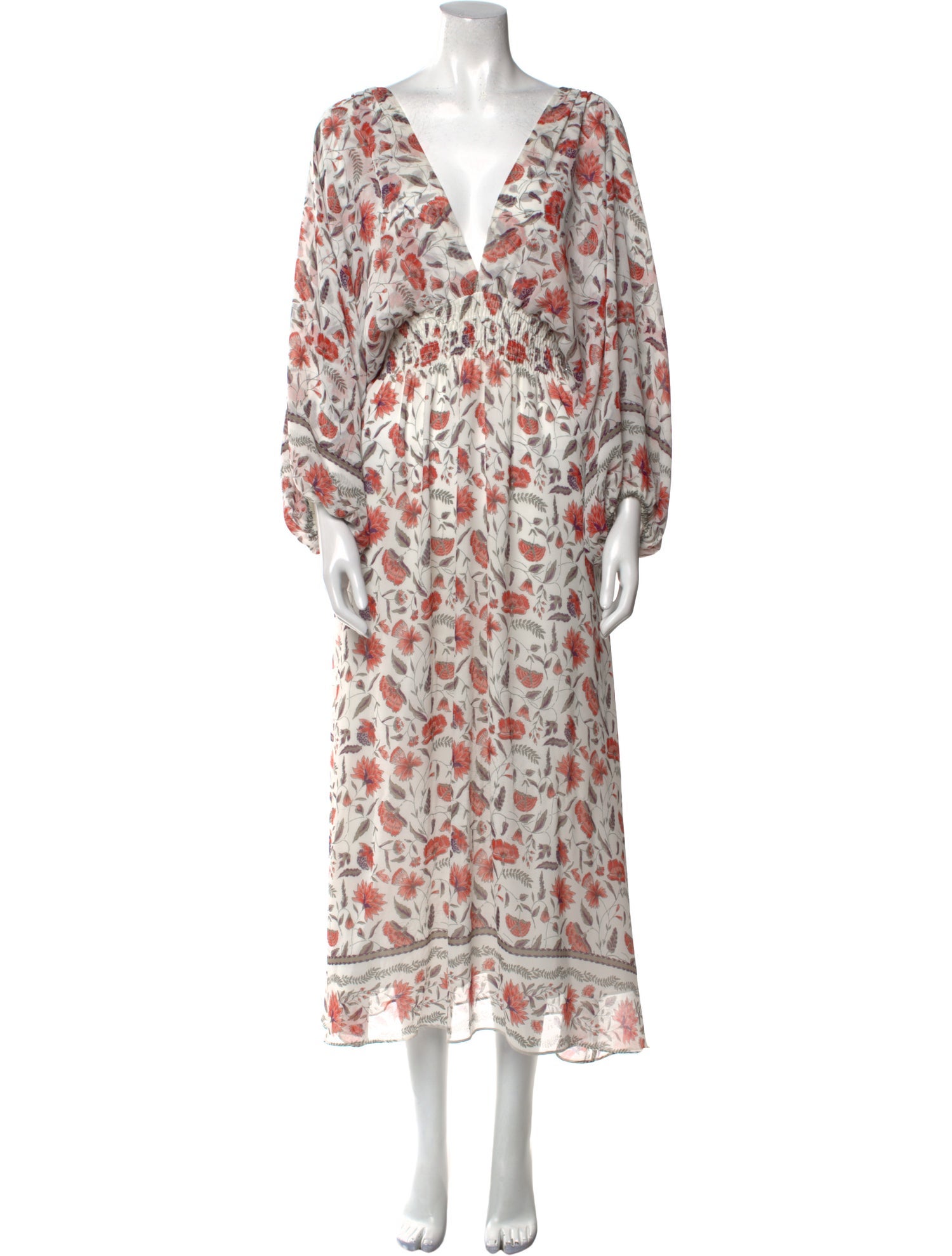 MISA Los Angeles Printed Long Dress