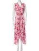 MISA Los Angeles Floral Print Long Dress