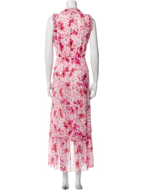 MISA Los Angeles Floral Print Long Dress