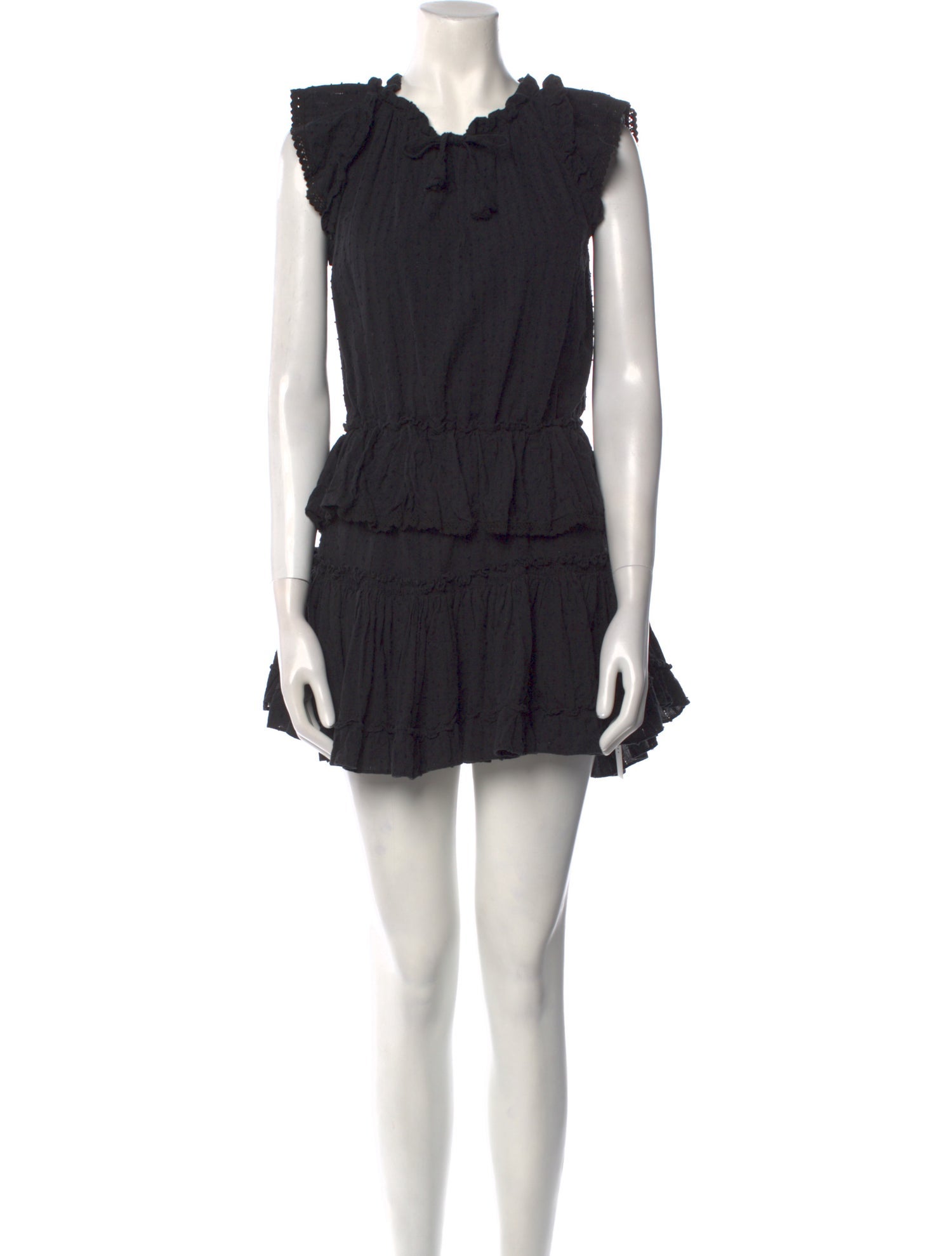 MISA Los Angeles V-Neck Mini Dress