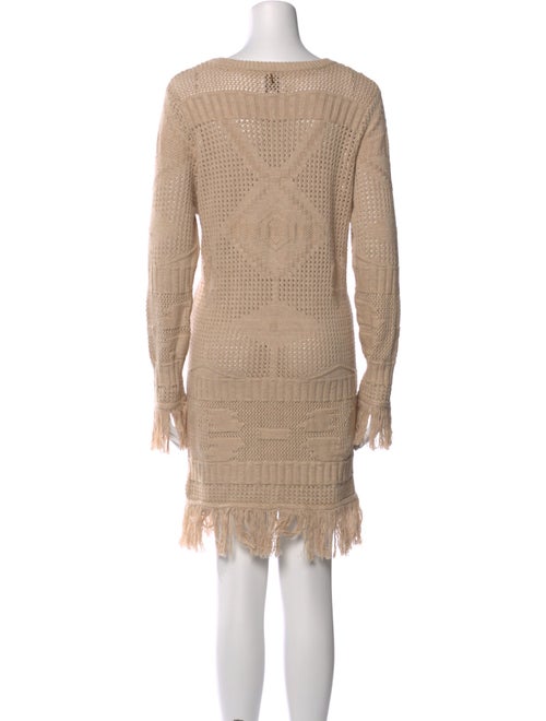 MISA Los Angeles Scoop Neck Mini Dress