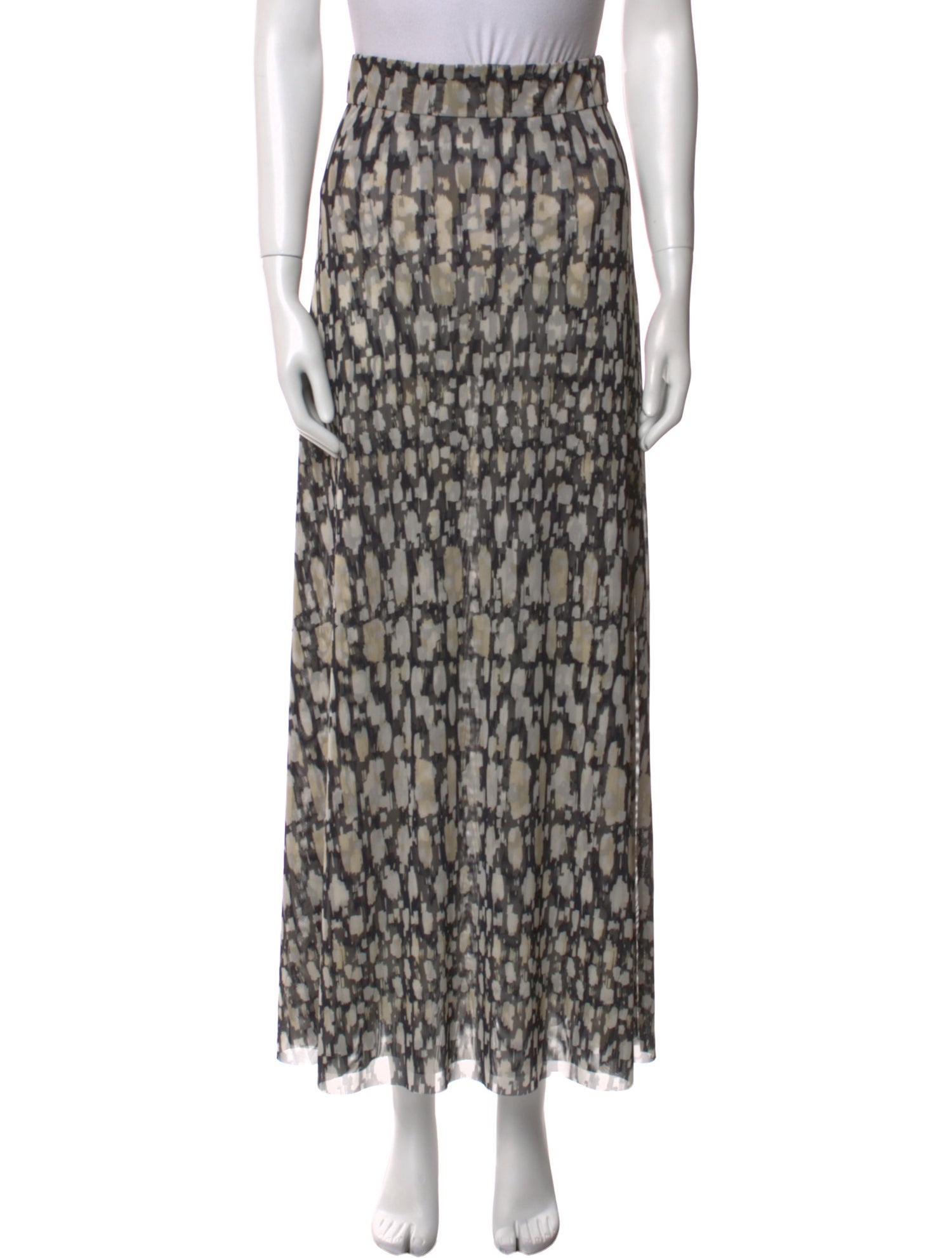 MISA Los Angeles Printed Long Skirt