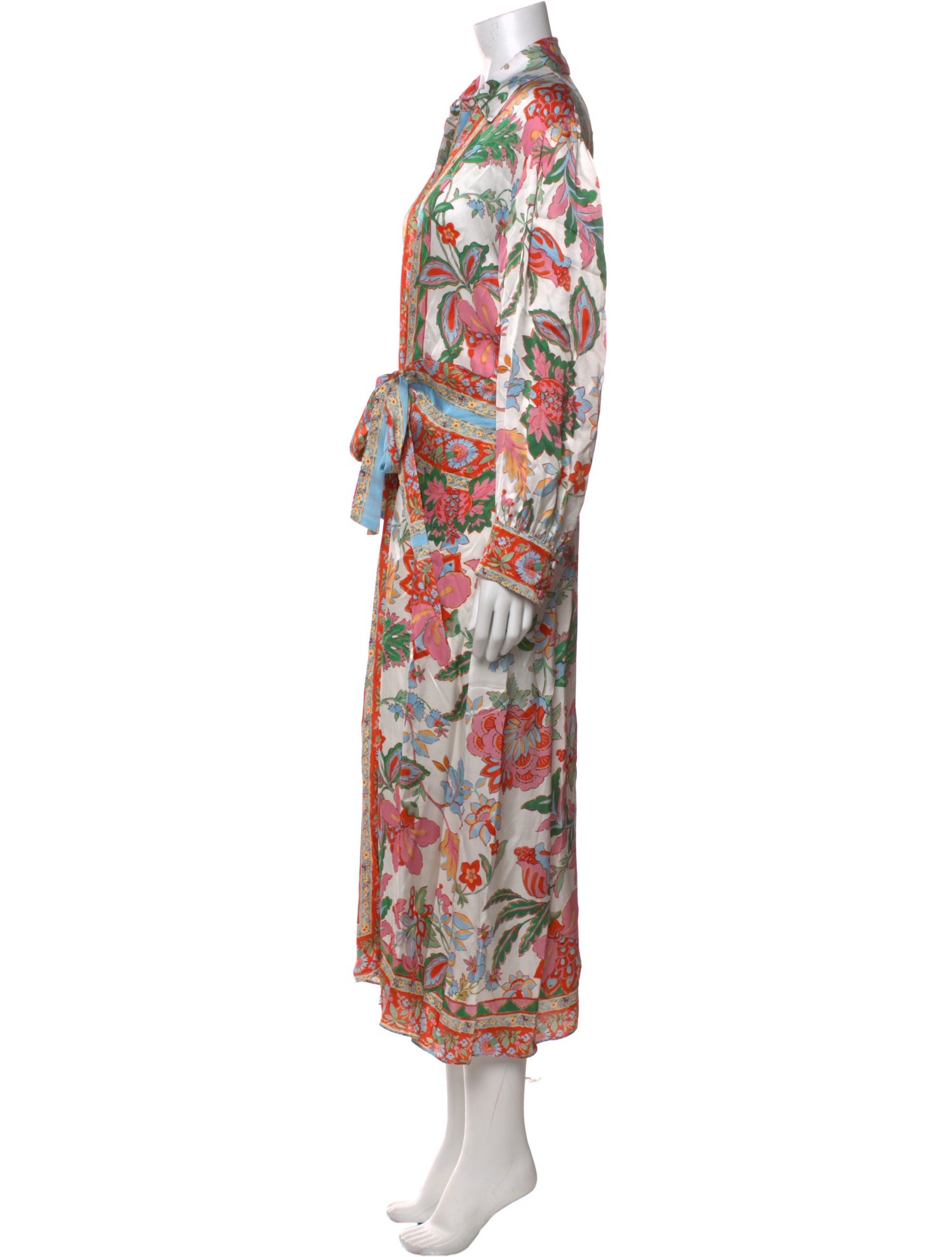 MISA Los Angeles Floral Print Long Dress