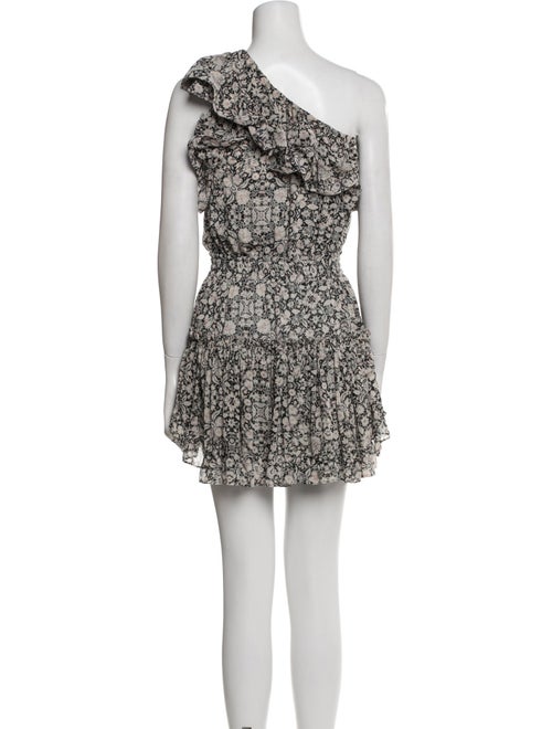 MISA Los Angeles Floral Print Mini Dress