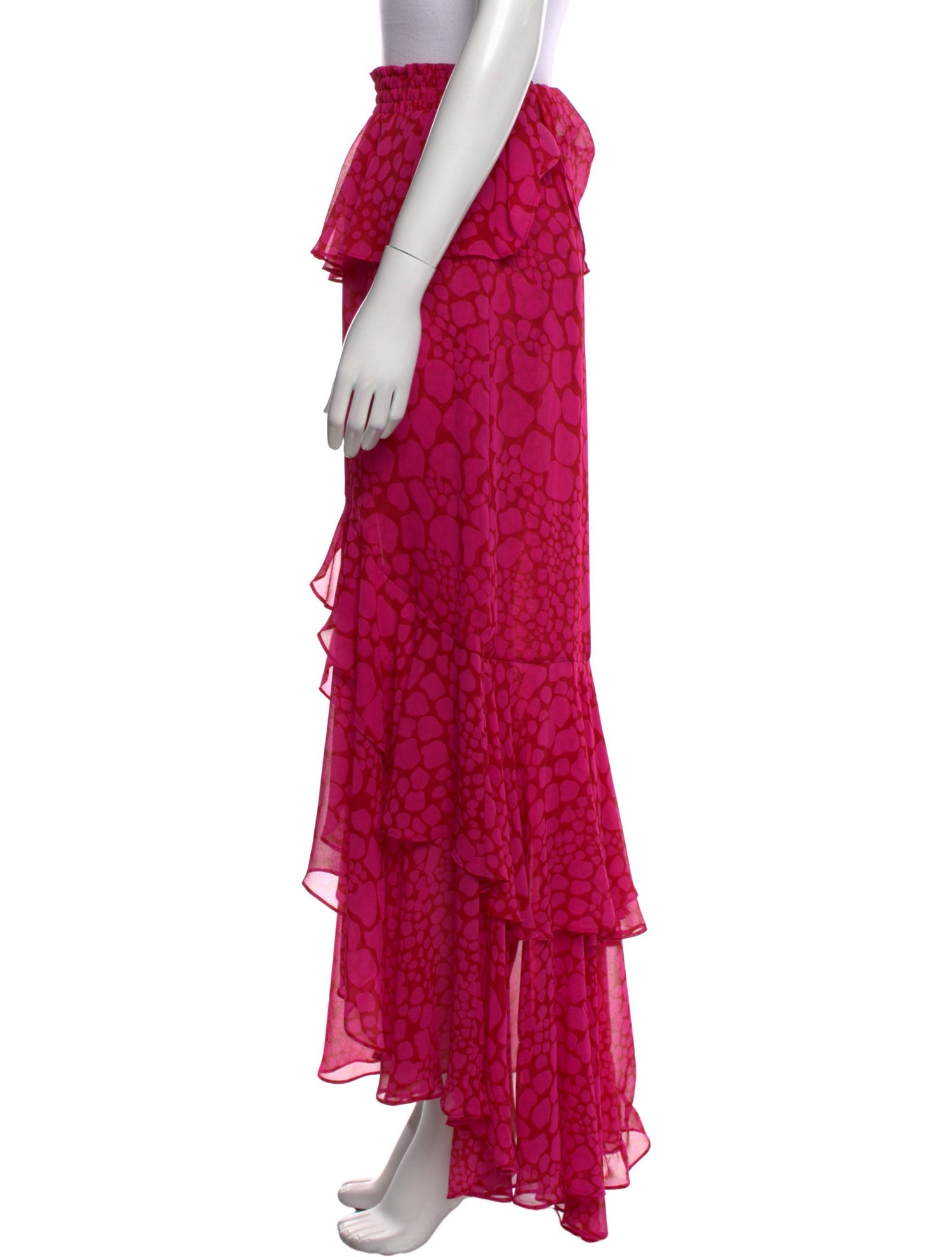 MISA Los Angeles Printed Long Skirt