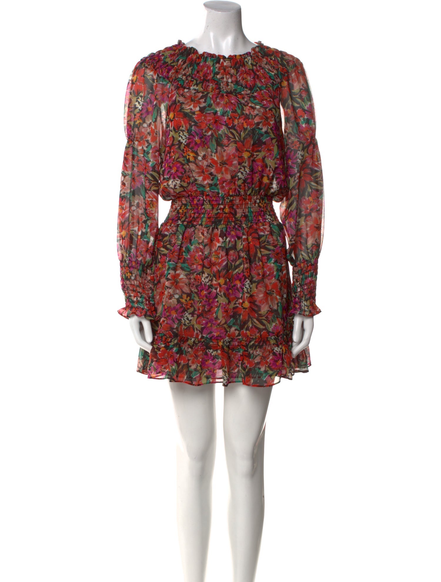 MISA Los Angeles Floral Print Mini Dress w/ Tags