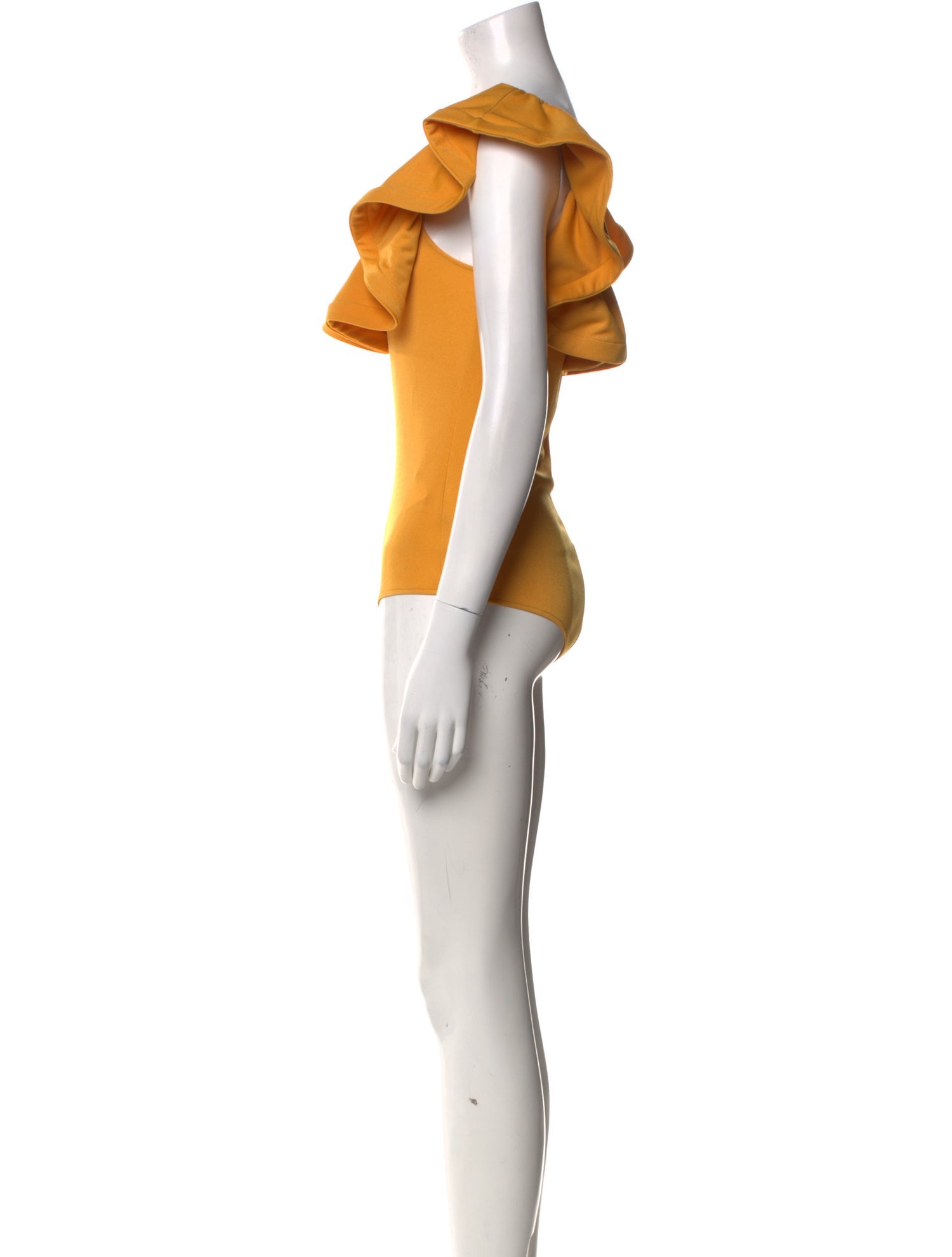 MISA Los Angeles Square Neckline Short Sleeve Bodysuit