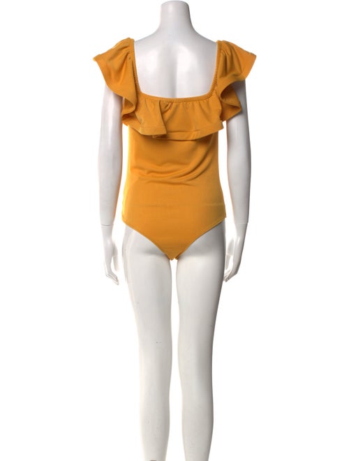 MISA Los Angeles Square Neckline Short Sleeve Bodysuit