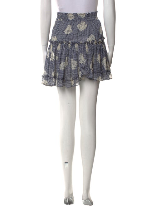 MISA Los Angeles Plaid Print Mini Skirt