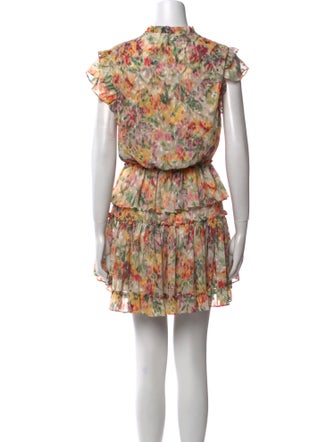 MISA Los Angeles Printed Mini Dress