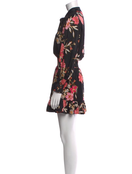 MISA Los Angeles Floral Print Mini Dress