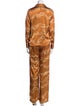 MISA Los Angeles Silk Printed Pant Set