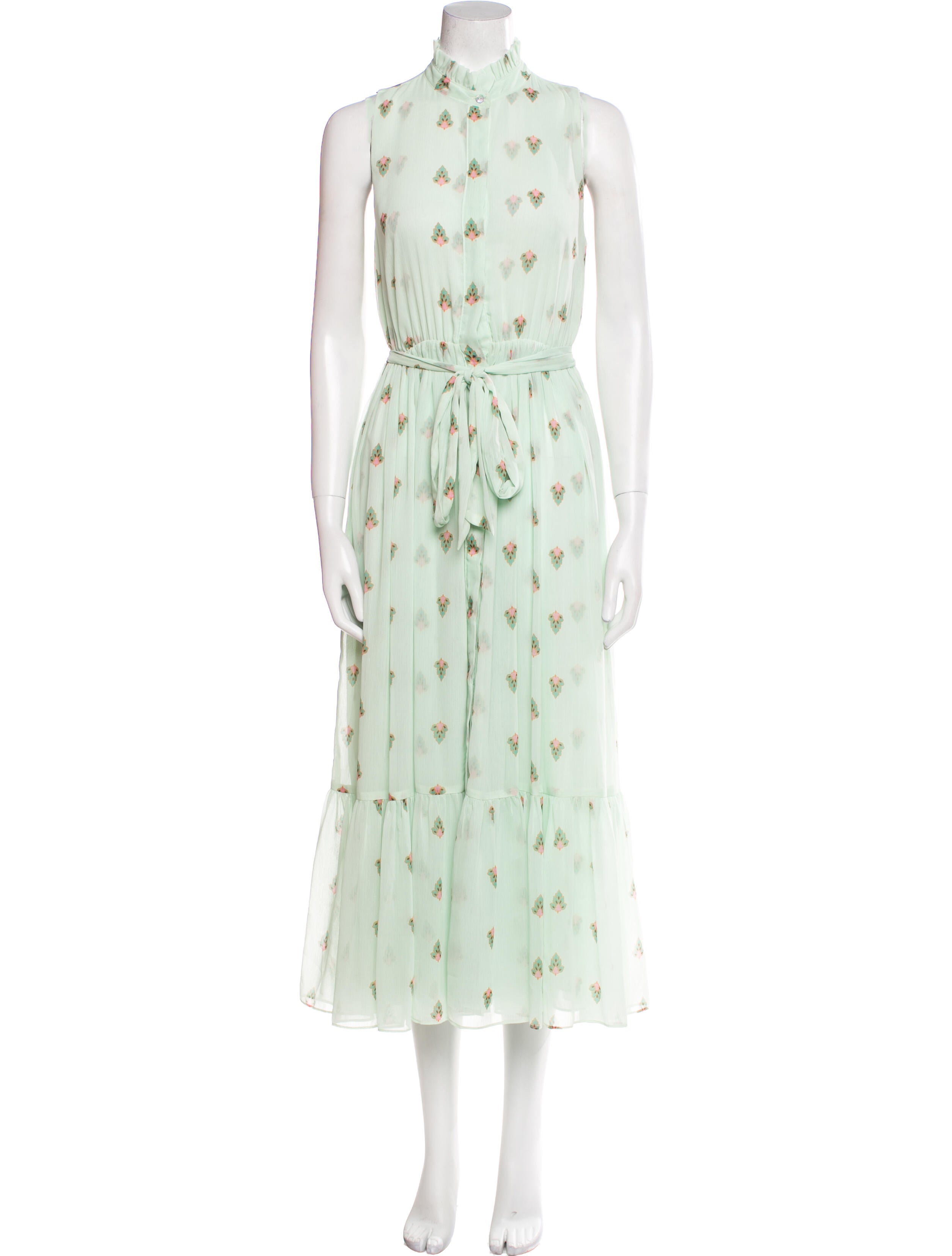 MISA Los Angeles Floral Print Long Dress