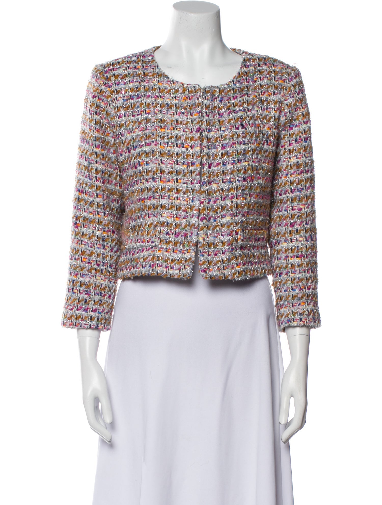 MISA Los Angeles Tweed Pattern Evening Jacket