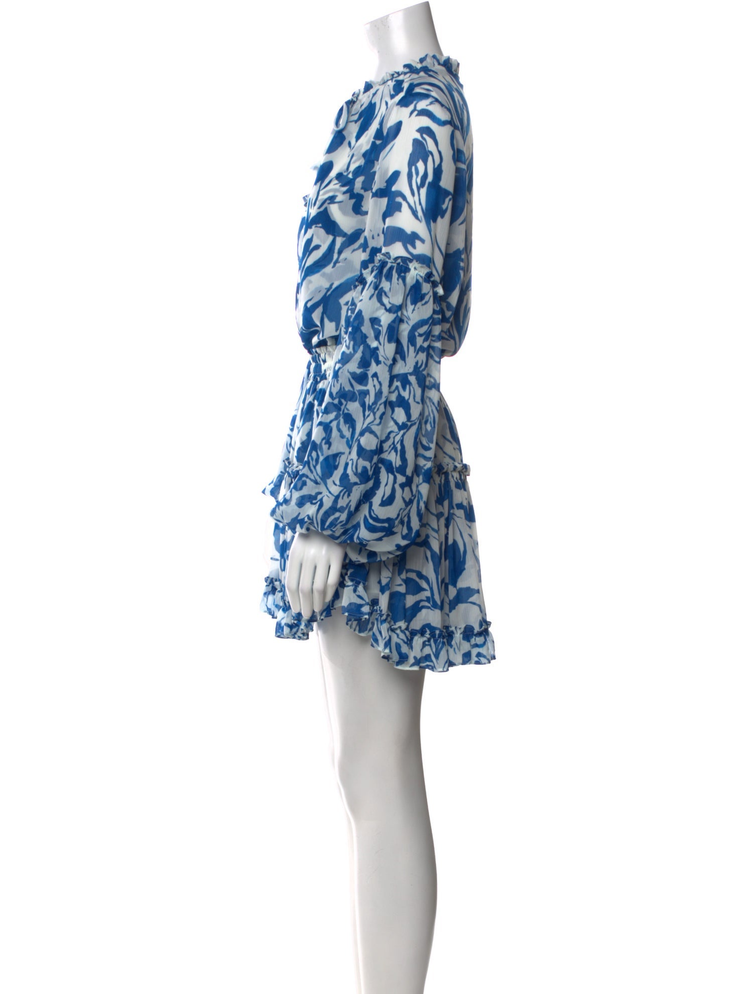 MISA Los Angeles Floral Print Mini Dress