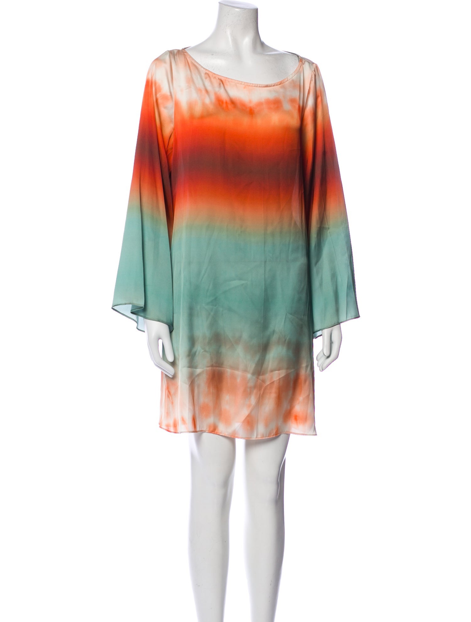 MISA Los Angeles Tie-Dye Print Mini Dress