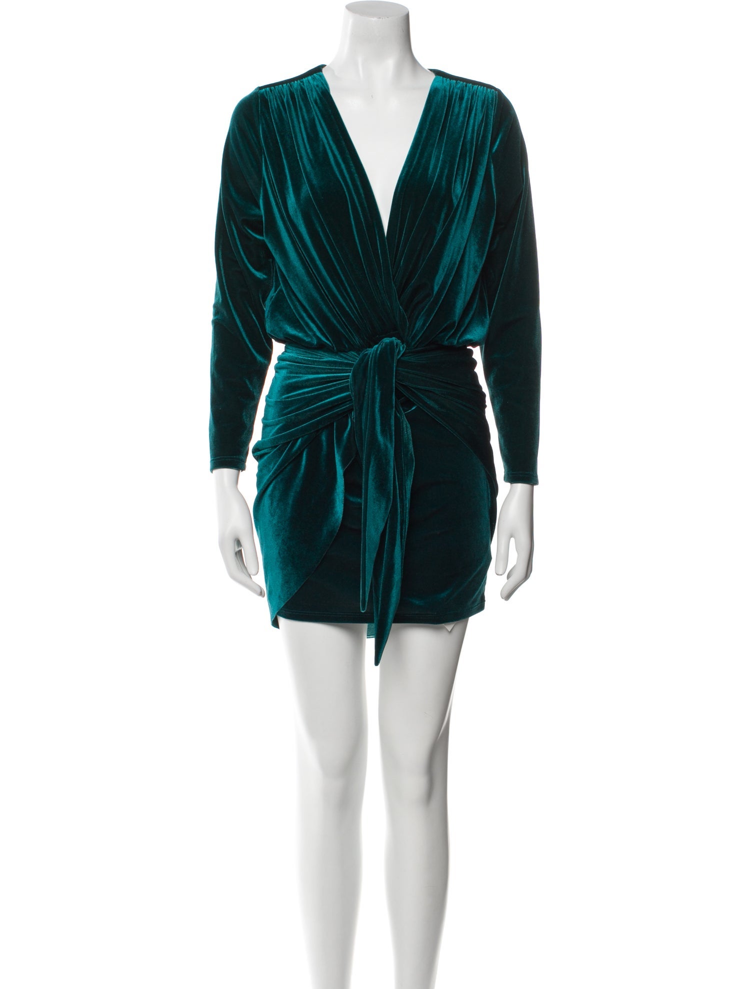 MISA Los Angeles V-Neck Mini Dress