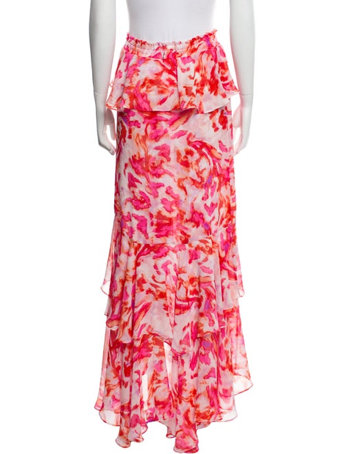 MISA Los Angeles Floral Print Long Skirt