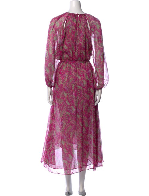 MISA Los Angeles Printed Long Dress