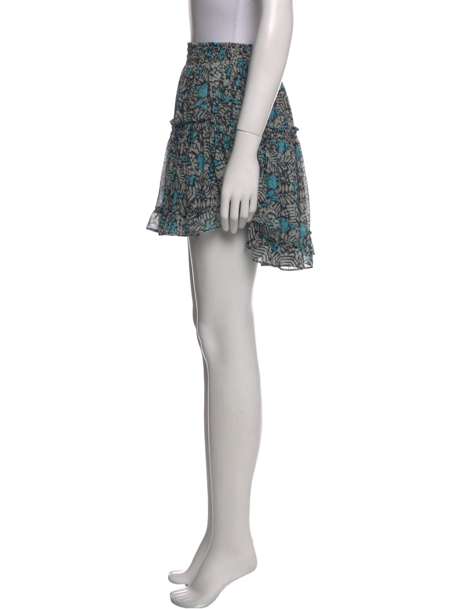MISA Los Angeles Printed Mini Skirt