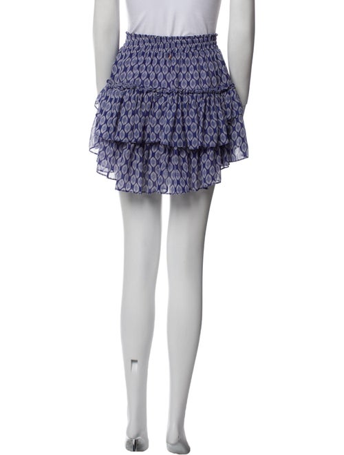 MISA Los Angeles Printed Mini Skirt