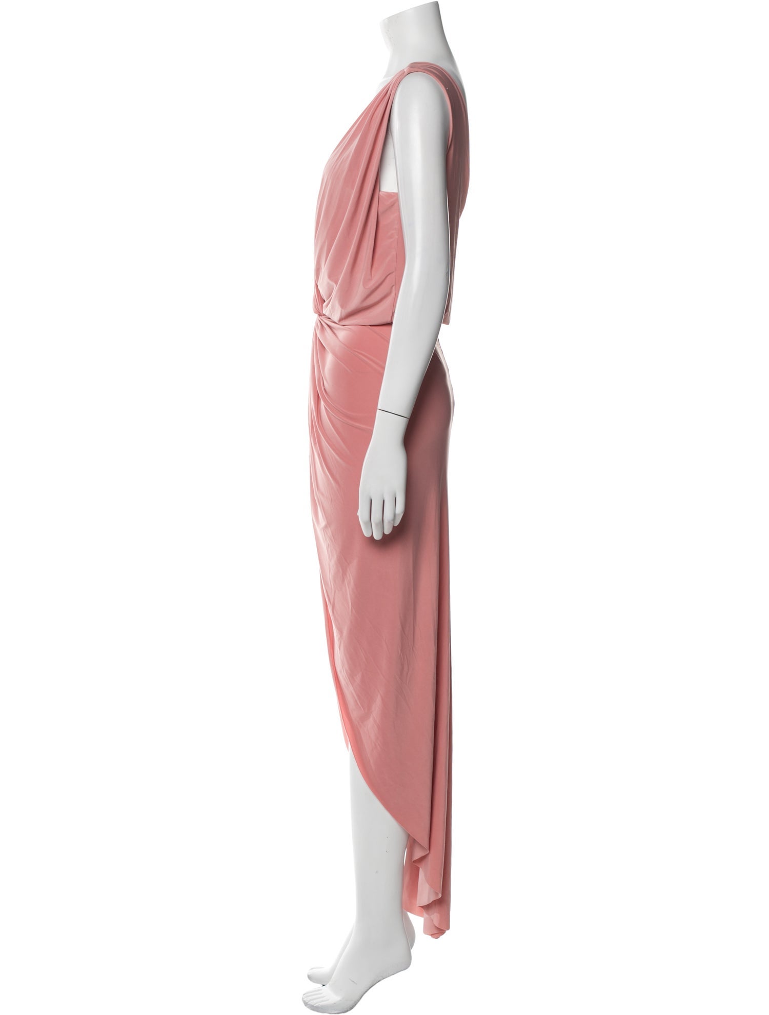 MISA Los Angeles V-Neck Long Dress