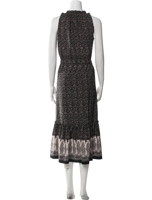 MISA Los Angeles Printed Midi Length Dress