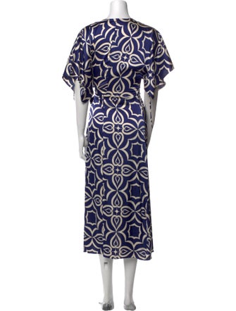 MISA Los Angeles Printed Long Dress