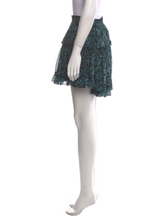 MISA Los Angeles Printed Mini Skirt