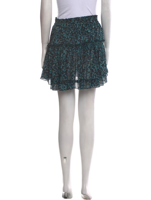 MISA Los Angeles Printed Mini Skirt