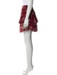 MISA Los Angeles Floral Print Mini Skirt