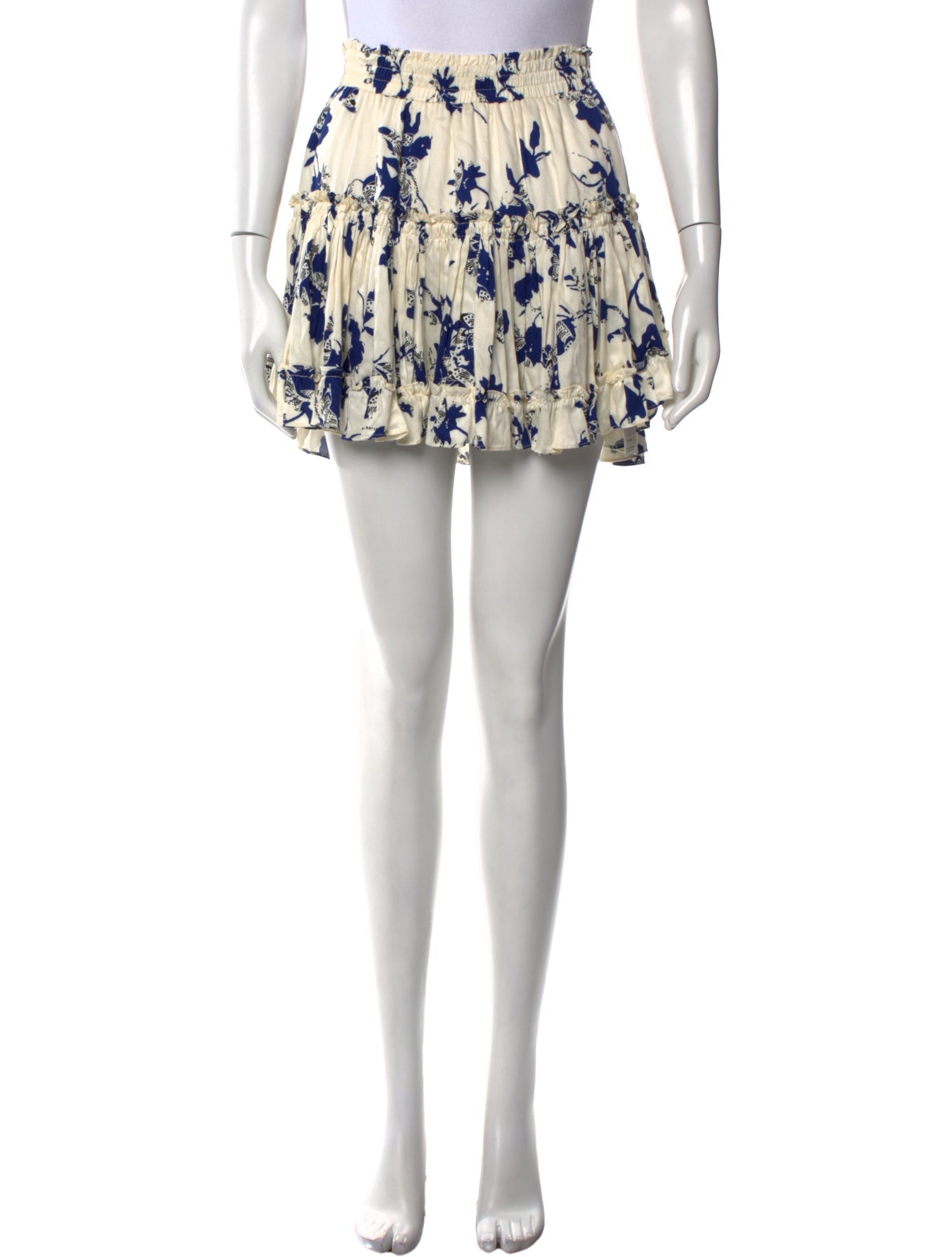 MISA Los Angeles Floral Print Mini Skirt w/ Tags